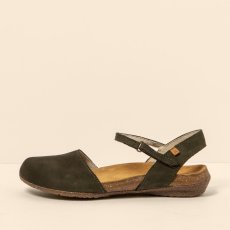 Dámské sandály WAKATAUA#N412 NOBUCK LAVADO KAKI / WAKATAUA