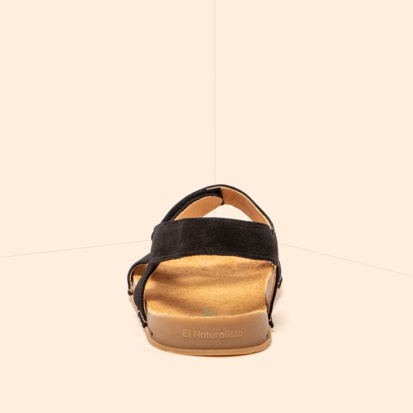 Barefoot sandály HORIZON#N6003 NOBUCK BLACK / HORIZON