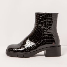 Kotníkové boty na podpadku#1284 HORASAN BLACK / VARSOVIA Kotníkové boty na podpadku#1284 HORASAN BLACK / VARSOVIA
