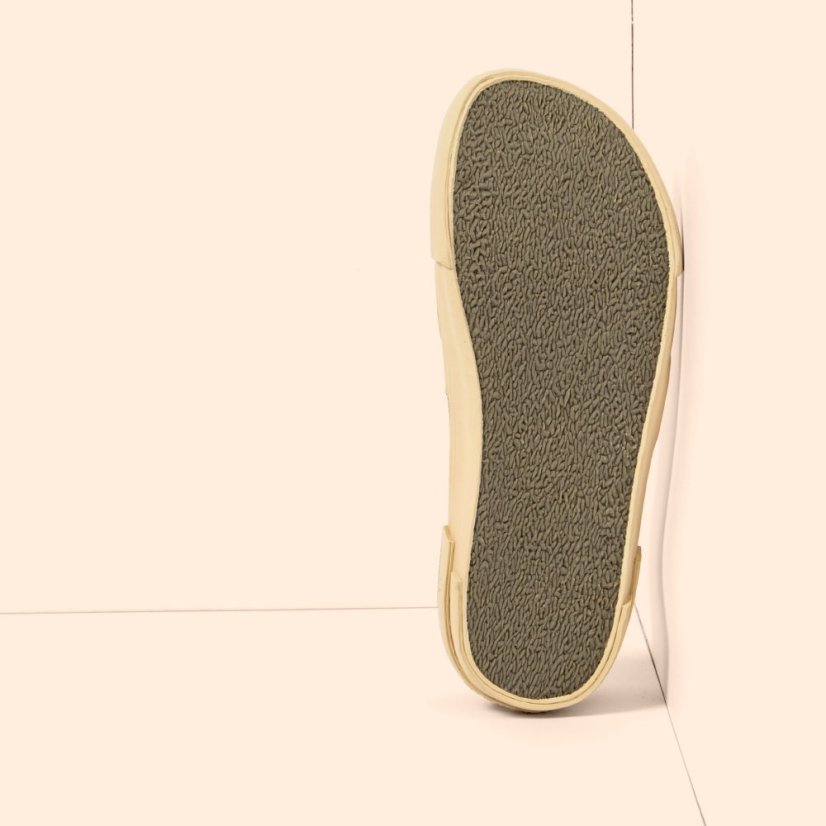 Barefoot plátěné tenisky TEKO#N5953 WASHED COTTON KAKI/TEKO