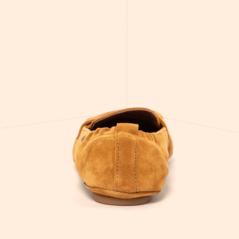 Barefoot mokasíny sandály ESSENCE#N5822S SILK SUEDE TOFFEE/ ESSENCE