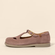 Dámské mary jane#N5873L NOBUCK LAVADO MALVA/ ARENISCA
