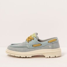 Designové polobotky#1901 NOBUCK-CANVAS HAWAI/ BIRMINGHAM