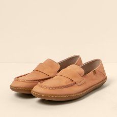 Kožené mokasíny EL VIAJERO#N5294 NOBUCK LAVADO SALMON/EL VIAJERO