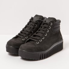Kotníčkové boty#1532 NOBUCK BLACK/BRIGHTON