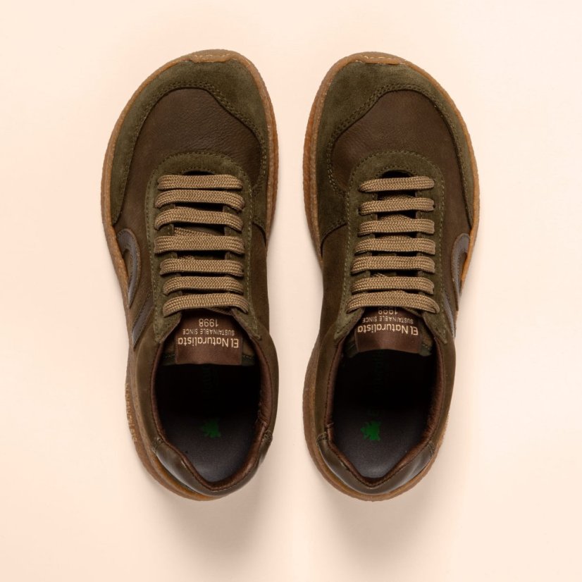 Barefoot tenisky OROEL#N5435 MULTI LEATHER FOREST/OROEL