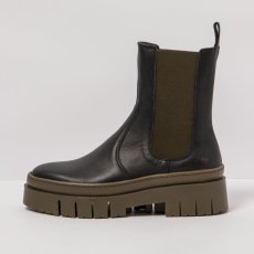 Chelsea boty#1954 NAPPA BLACK-BRONZE/AMBERES