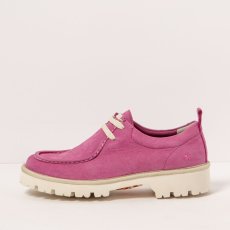 Kožené polobotky#1483 NOBUCK PINK / DENVER