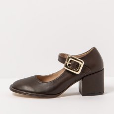 Luxusní lodičky na podpatku#S3373 NAPPA BROWN/ MARSELAN