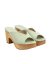 Elegantní dámské pantofle#S3274 NAPPA PASTEL GREEN/ ST.LAURENT SANDAL Elegantní dámské pantofle#S3274 NAPPA PASTEL GREEN/ ST.LAURENT SANDAL