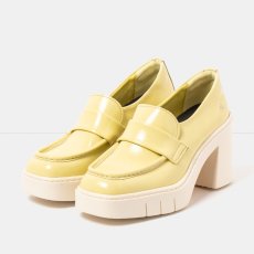 Dámské lodičky BERNA#1972 NAPPA SHINNY PALE YELLOW/BERNA