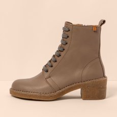 Semišové polokozačky na podpatku#N5660S SOFT NAPPA PLUME / TICINO