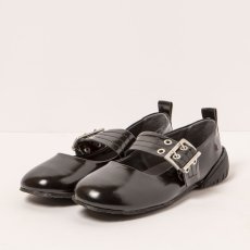 Baleríny Mary Jane#1742 NAPPA SHINNY BLACK/ NANTES