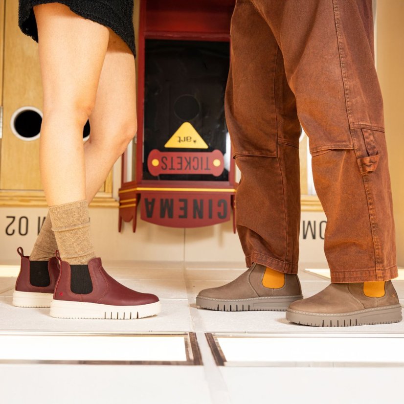 Chelsea tenisky#1789 NOBUCK KAKI-SUNSET /BELLEVILLE