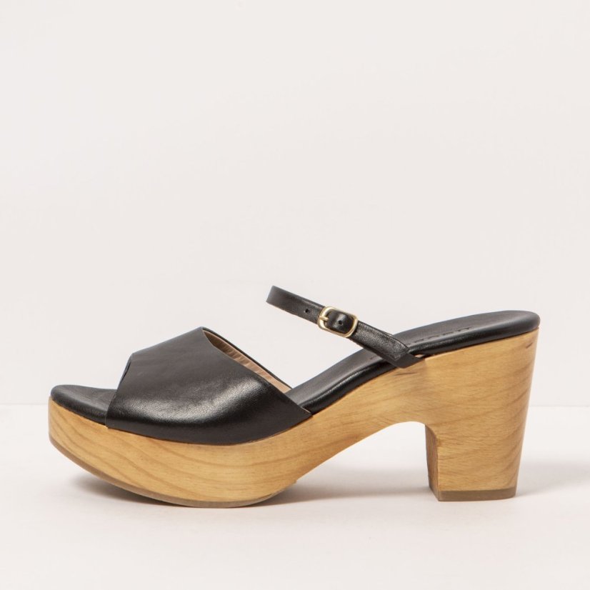 Designové dámské pantofle#S3273 NAPPA BLACK/ ST.LAURENT SANDAL