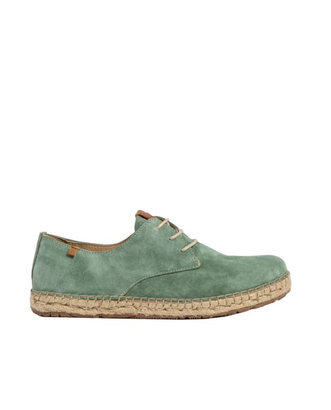 Espadrilky CAMPOS#N678 SILK SUEDE JADE