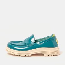 Unisex mokasíny BIRMINGHAM#1902 NAPPA SHINNY TURQUESA/ BIRMINGHAM