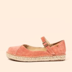 Espadrilky Mary Jane#N679 SILK SUEDE FRAMBUESA / CAMPOS