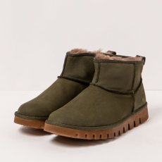 Zateplené kotníčkové boty#1597 NOBUCK KAKI/ ONTARIO