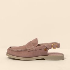 Pantofle za patu#N5872 NOBUCK LAVADO MALVA/ ARENISCA