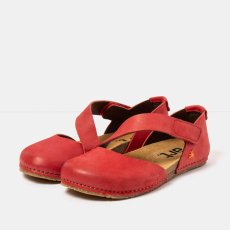 Dámské sandály#0384 ROMA RED/ CRETA