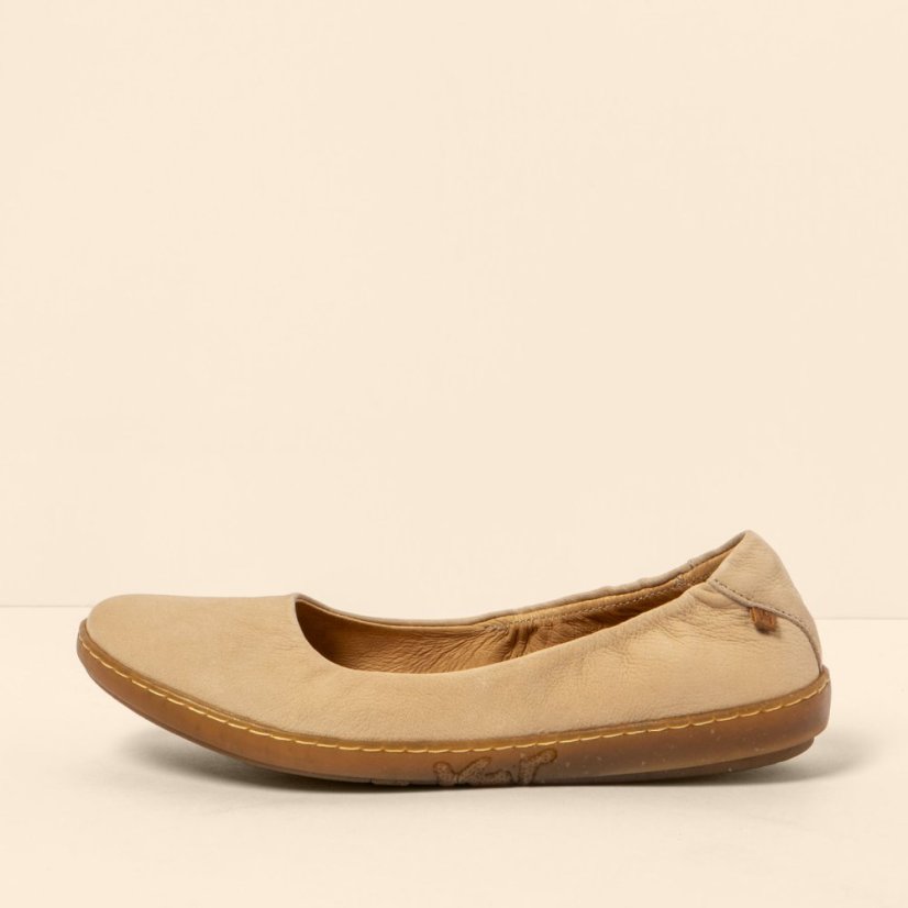 Baleríny CORAL#N5300 NOBUCK LAVADO CREAM/ CORAL