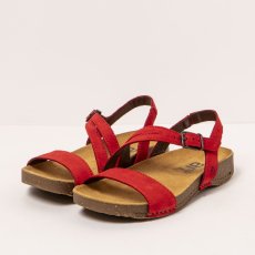 Dámské sandály I BREATHE#1045 NOBUCK RED/ I BREATHE