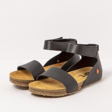 Dámské sandály#0382 NAPPA BLACK/ CRETA