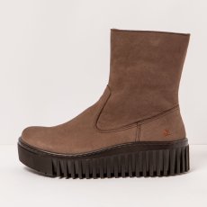 Kotníková obuv na platformě#1531 NOBUCK BROWN/BRIGHTON