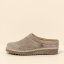 Nazouváky s kožíškem#N5636 SILK SUEDE TAUPE / FELSEN Nazouváky s kožíškem#N5636 SILK SUEDE TAUPE / FELSEN