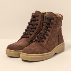 Semišové kotníkové boty#N5900S SILK SUEDE CHOCOLATE / ARPEA Semišové kotníkové boty#N5900S SILK SUEDE CHOCOLATE / ARPEA