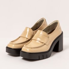 Dámské lodičky BERNA#1972 NAPPA SHINNY CHAMPAGNE/BERNA
