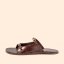 Dámské barefoot pantofle BARE#N5684 SNAKE CHOCOLATE/ BARE SANDALS