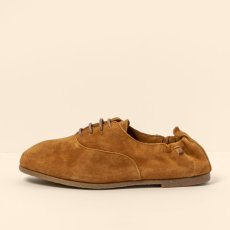 Dámská lehké polobotky#N5537 SILK SUEDE TOFFEE / CROCHÉ