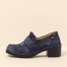 Mokasíny na podpatku#N5667 SILK SUEDE OCEAN / TICINO Mokasíny na podpatku#N5667 SILK SUEDE OCEAN / TICINO