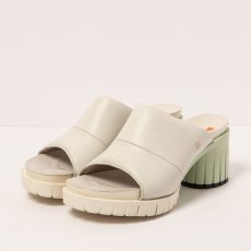 Pantofle na podpatku#1920 NAPPA CREAM/ MALIBU