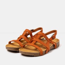 Dámské sandály I BREATHE#1138 NOBUCK DARK ORANGE/ I BREATHE
