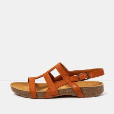 Dámské sandály I BREATHE#1138 NOBUCK DARK ORANGE/ I BREATHE