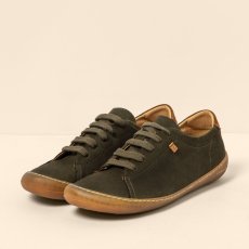 Dámské kožené sneakery PAWIKAN#N5770 NOBUCK LAVADO KAKI/PAWIKAN