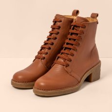 Semišové polokozačky na podpatku#N5660S SOFT NAPPA CUERO / TICINO