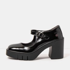 Dámské Mary Jane BERNA#1984 NAPPA SHINNY BLACK/BERNA
