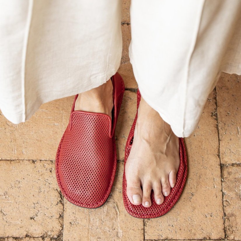 Barefoot mokasíny CRISOL#N5976 SILK SUEDE CHOCOLATE/ CRISOL