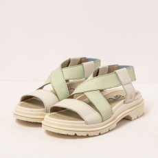 Designové sandály#1553 MULTI CREAM-LIMA/ BIRMINGHAM