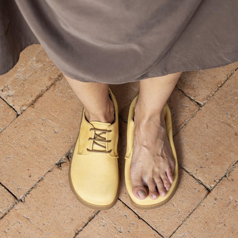 Barefoot mokasíny NÓMADA#N5259 NOBUCK HONEY / NOMADA