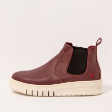 Chelsea tenisky#1789 NAPPA BURDEOS-BLACK /BELLEVILLE
