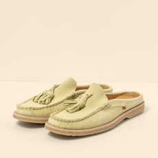 Pantofle nazouváky#N5964 SILK SUEDE LIME/ PLANTAE