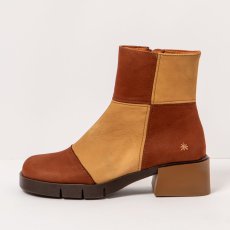 Kotníkové boty na podpadku#1285 MULTI CUERO-KARAMEL / VARSOVIA Kotníkové boty na podpadku#1285 MULTI CUERO-KARAMEL / VARSOVIA