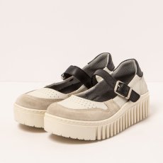 Dámské sandály BRIGHTON#1515 NAPPA CREAM-BLACK/BRIGHTON