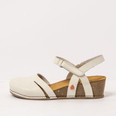 Dámské sandály na klínku I LIVE#1931 NAPPA CREAM/ I LIVE