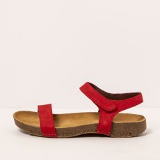 Dámské sandály I BREATHE#1119 NOBUCK RED/ I BREATHE